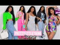 Date Night Try on Haul/Looks Ft PRETTYLITTLETHING (Brunch, Museum, Dinner + Club)