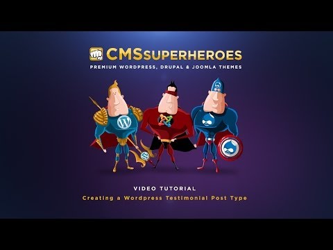 Wordpress Tutorial - Creating Testimonial PostType