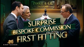 SURPRISE Bespoke Suit! | First Fitting | Davidoff of London & Henry Poole!