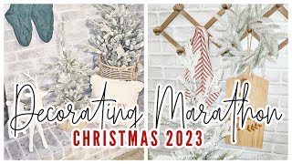 CHRISTMAS 2023 DECORATE WITH ME / DECORATING MARATHON / CHRISTMAS 2023 DECOR IDEAS / ROBIN LANE LOWE