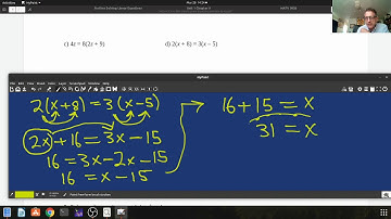 MATV 0028 Section 9.3 Further Solving Linear Equations