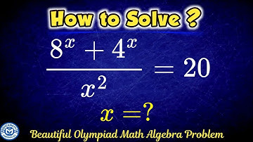 A Beautiful Olympiad Math Algebra Problem | Exponential Equation | Find the value of X