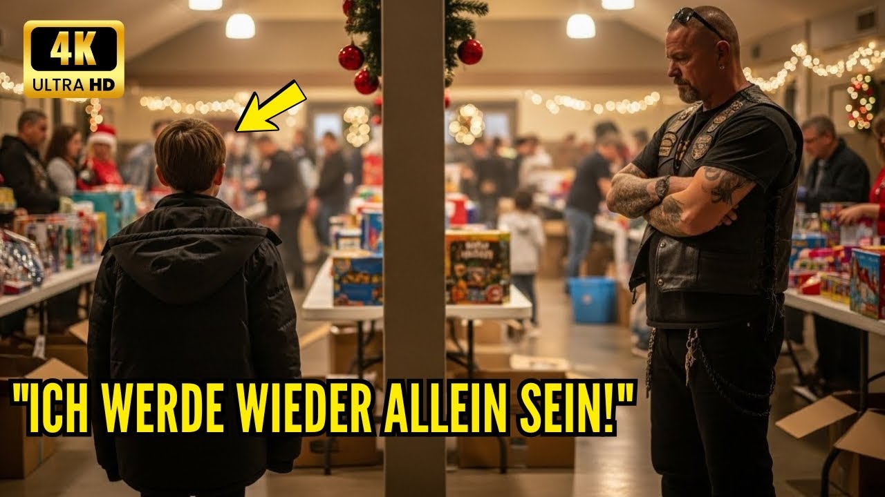 „Ich werde wieder allein sein“ – Jungenflüstern bei Spielzeugsammlung ließ Biker ihn adoptieren