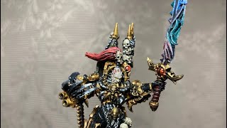 КАК Я КРАСИЛ - Абаддона Разорителя. HOW I PAINTED - Abaddon the Despoiler.