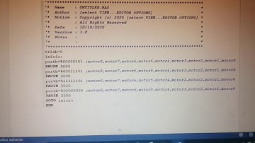 simulación encendido de motores mediante microcode studio e issis Proteus