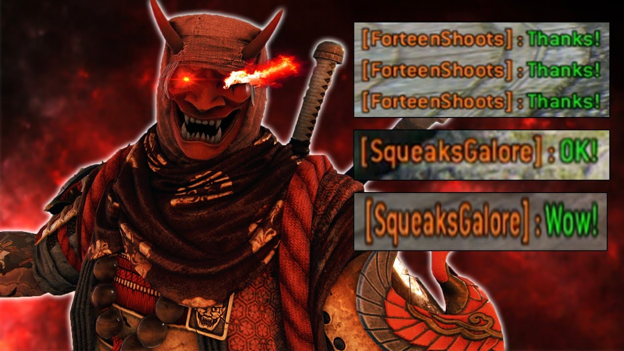 Наслаждайтесь тем, как эти игроки злятся и сдаются против Сохея. Урон 95. Ядерная атака | For Honor