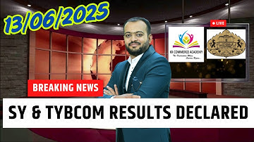 SYBCOM & TYBCOM Results Declared I Savitribai Phule Pune University I SPPU #kkca #kk_sir
