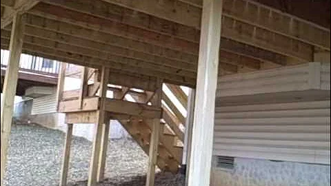 Poorly Built Patio Deck Discovered by Franklin TN Home Inspector.wmv