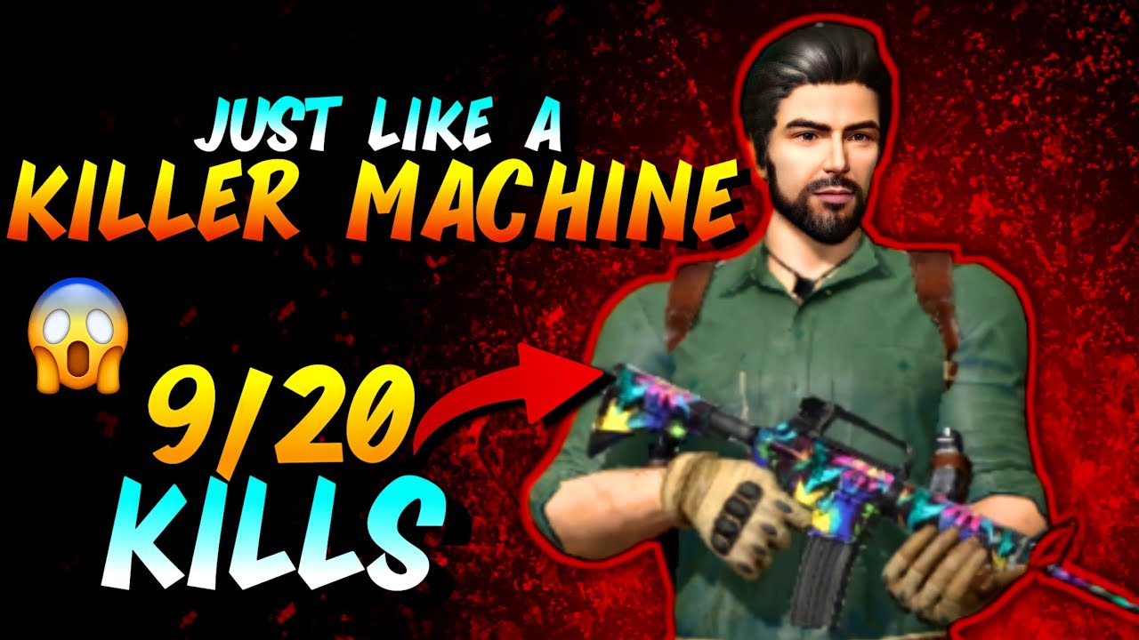Machine Kill 9 I Kill 9 Out Of 20 Enemies || wow 😱😱😱 India's first battle royal game ...