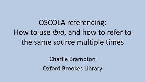 How to use ibid and how to refer to the same source multiple times