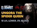 V rising  ungora the spider queen  no hit 10 levels lower frail  gloomrot boss kill