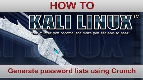 Crunch Review | Make Password List with Crunch | Make WPA2 Password List with Crunch | Lettricks