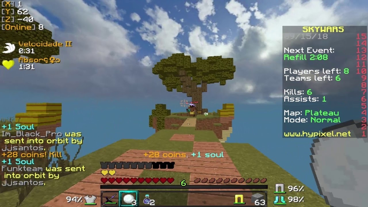 skywars 13 kills hypixelnetwork