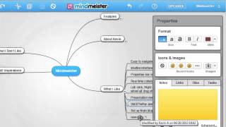 Mindmeister Review, Online Mind Mapping - Visual Mapping Review Series 2013