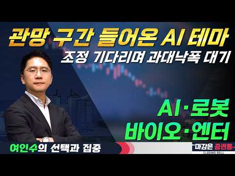 AI 반도체 필두 급락! 관망하며 대기할까? 바로 대응할까? (f. AI, 로봇, 바이오, 엔터, 피지컬AI) #여인수 #선택과집중 #토마토TV