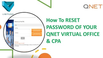 How to Reset QNET Virtual Office and CPA Password | QNET