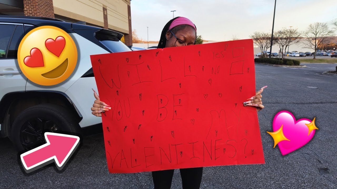 I asked her to be my valentine!?🥰😍(she said no💔)