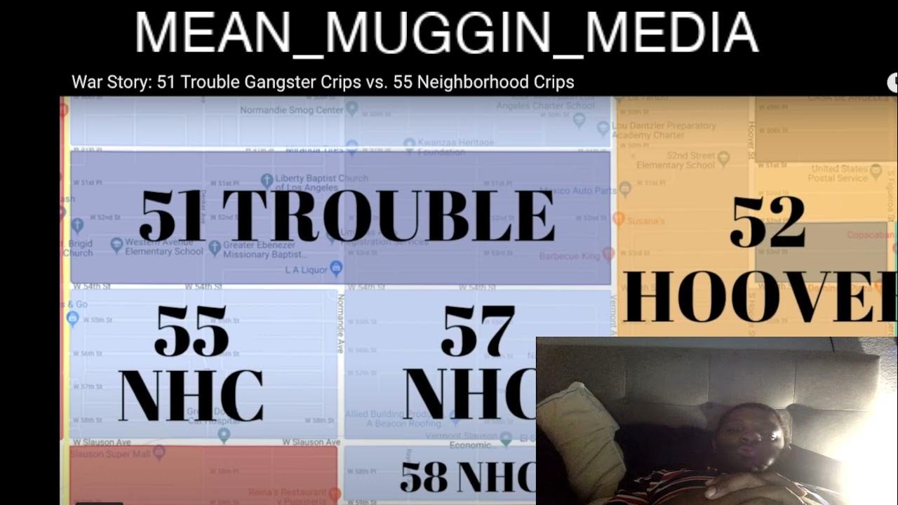 MEAN MUGGIN MEDIA REACTIONS TOWar Story 51 Trouble Gangster Crips vs