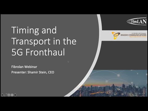 Timing and Transport in the 5G Fronthaul