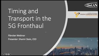 Timing and Transport in the 5G Fronthaul