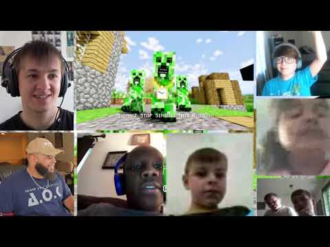 MINECRAFT CREEPER RAP | Dan Bull | ENDING A [REACTION MASH-UP]#718