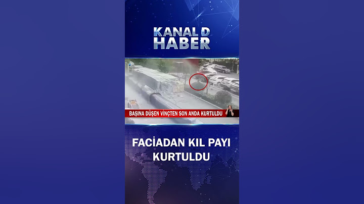 Refleksi Hayatını Kurtardı! Başına Düşen Vinçten Son Anda Kurtuldu!