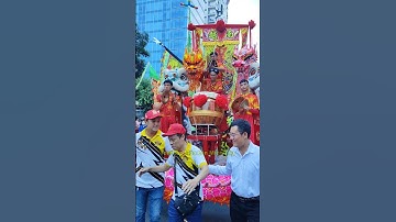 Xe Đánh Trống Múa Lân Diễu Hành Tết Nguyên Tiêu 2025  Quận 5 Tp HCM #mualantet2025 #liondance
