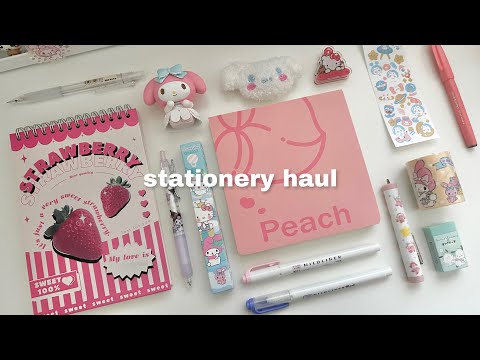 Huge Stationery Haul Giveaway Ft. Stationery Pal Cute x Aesthetic Finds, Sanrio Blind Boxes