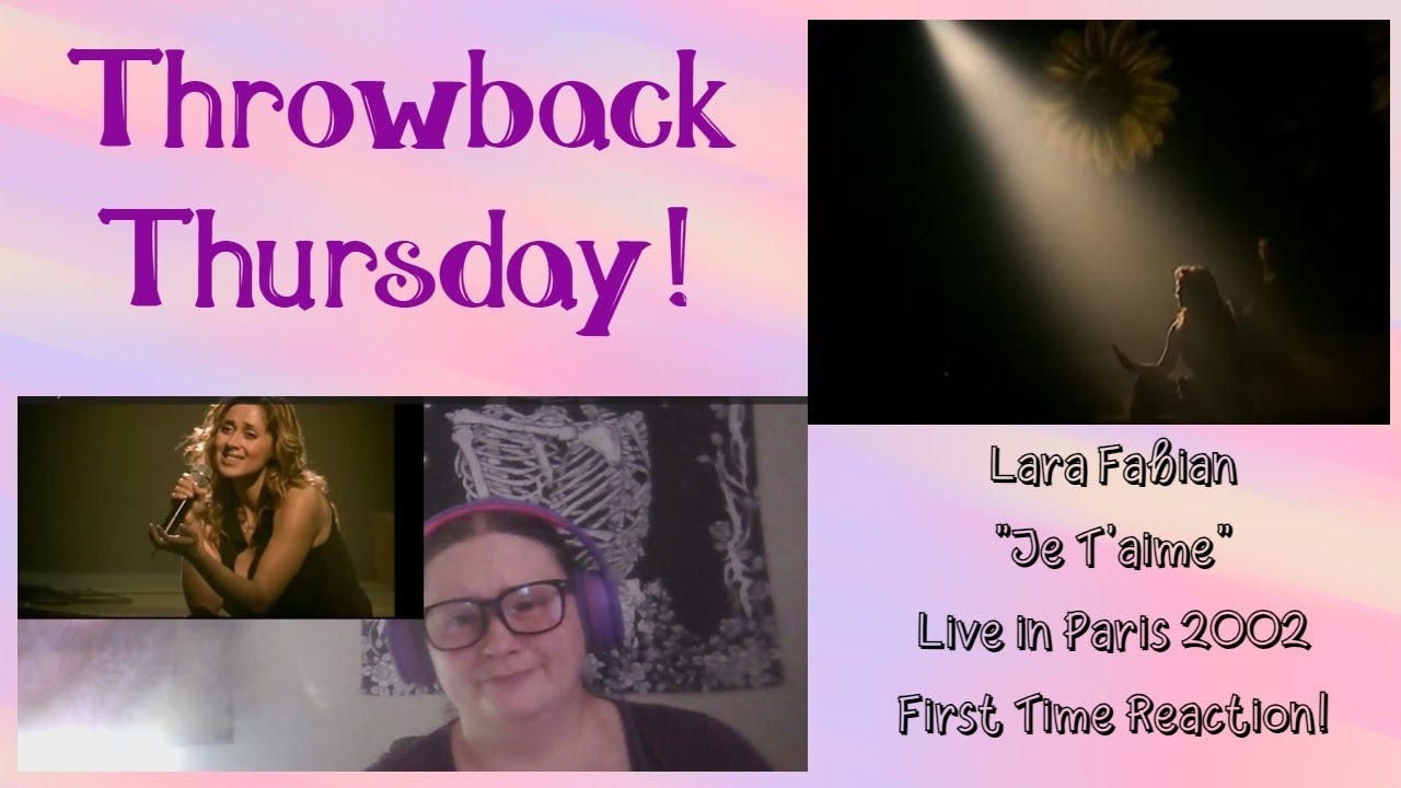 Lara Fabian "Je T'aime" 2002 Live in Paris First-Time Reaction!