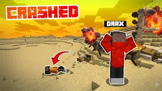 Surviving Plane Crash In Minecraft...
