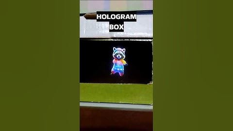 Transform Shoe Box to Hologram Projector #diy #hologram #wastematerialcraft #3d #howto #shorts