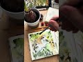 Watercolor a pair of sparrows #watercolor #art #bird #sparrow #winter
