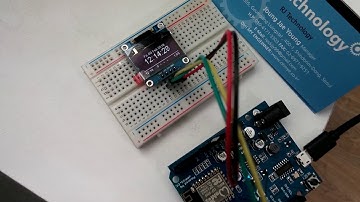 Wemos D1 WIFI 보드로 0.96 인치 I2C OLED SSD1306 을 사용해서 Weather Station 만들어 보기