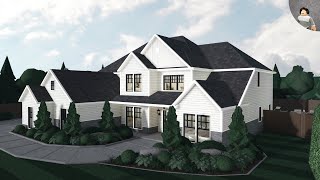 Bright Family Farmhouse | Part One | Bloxburg Speedbuild Bright Family Farmhouse | Part One | Bloxburg Speedbuild