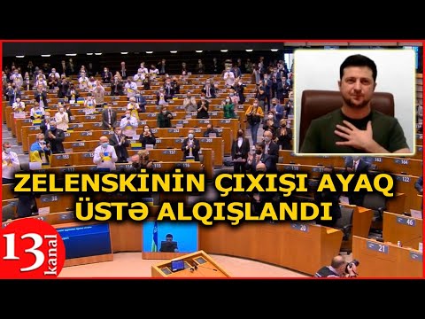 ZELENSKİ AP-də çıxış etdi: HAMI AYAQ ÜSTƏ ALQIŞLADI