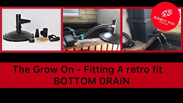 HOW TO INSTALL A RETROFIT Bottom Drain - BD to Tempest Filter to DIY shower.