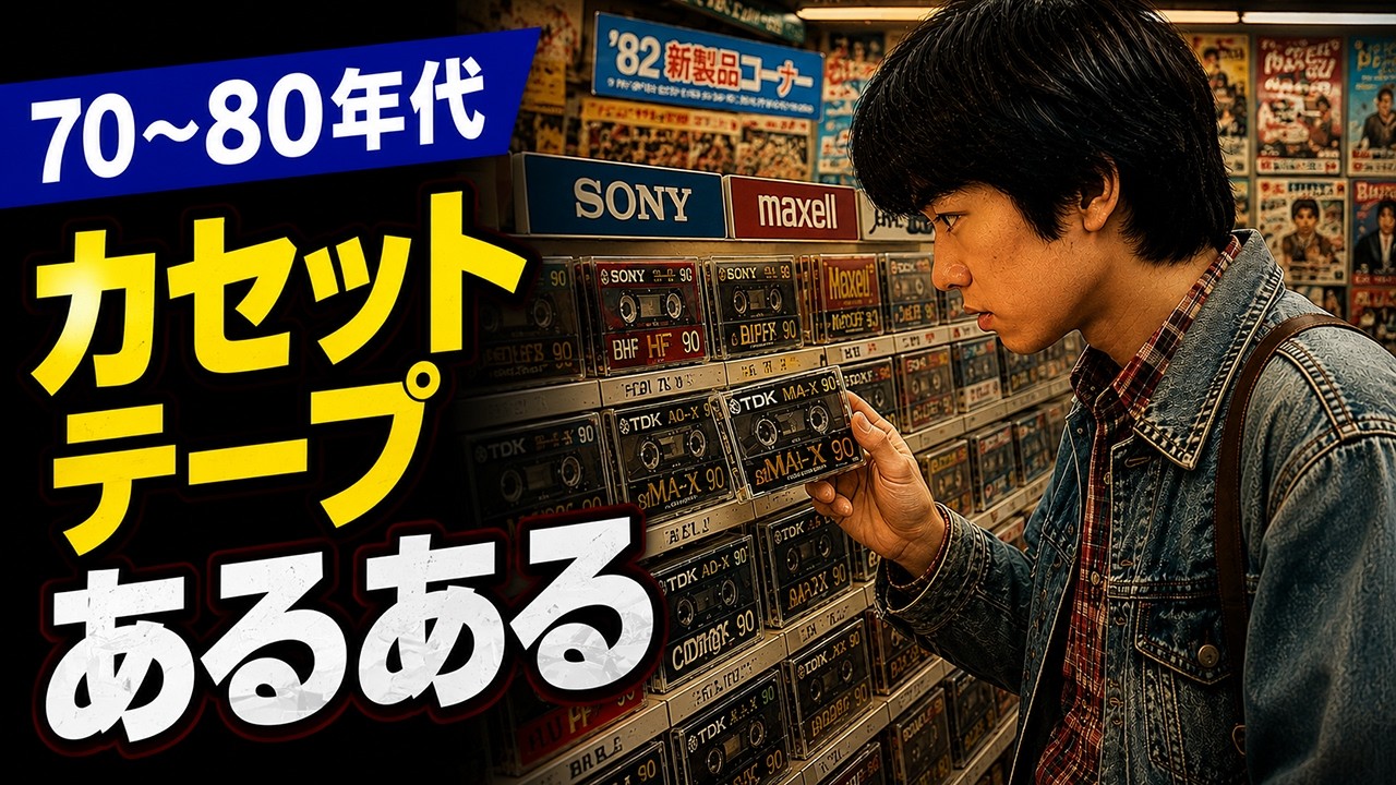 カセットテープの思い出】録音中「蛍光灯つけるな！」は常識⁉ FMエア 