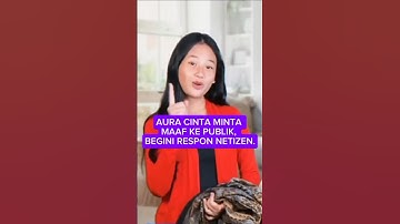 AURA CINTA MINTA MAAF KE PUBLIK, BEGINI RESPON NETIZEN #kangdedymulyadi#auracinta#shorts