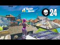 High Elimination Gameplay Solo Vs Squads Full Game Win Season 6 Fortnite (Controller on PC)