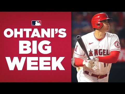 Shohei Ohtani GOES OFF at plate and on mound in same week! (6 HRs, 1 Win, 1 ER, 5 Ks)