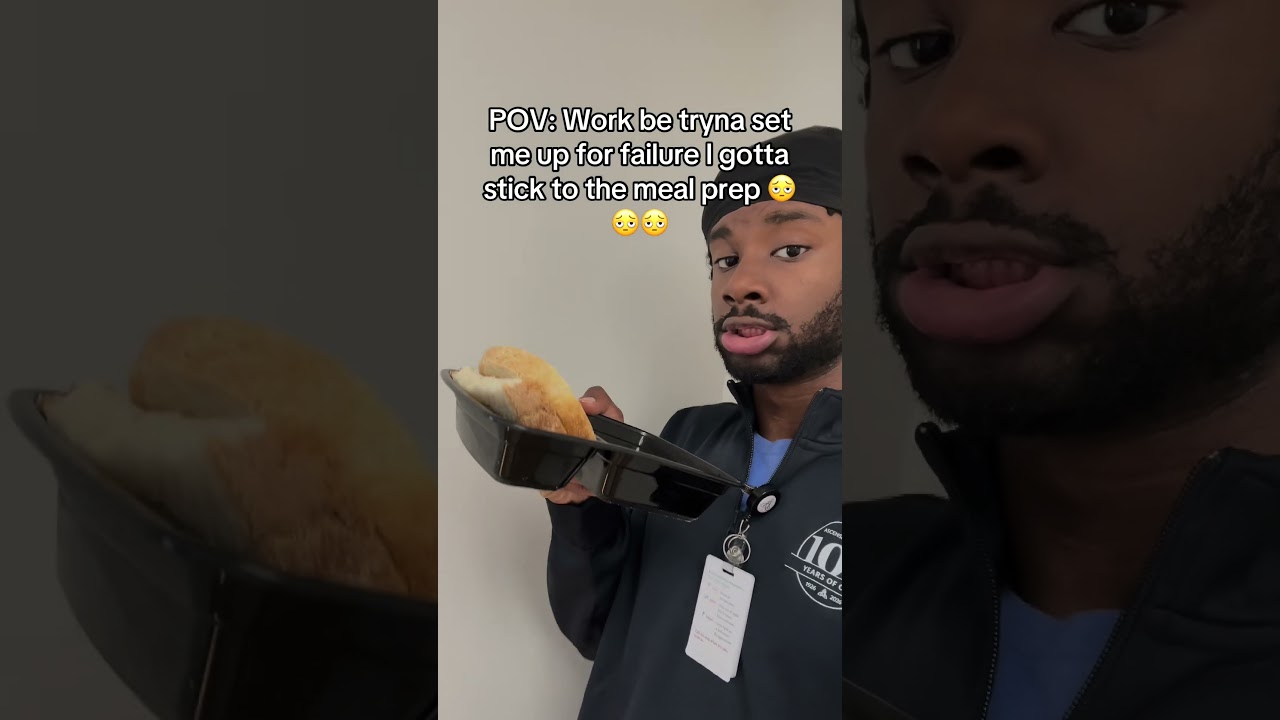 Gotta stick to the meal prep #funny #relatable #comedy #skit #mealprep #healthy