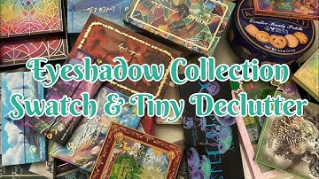 EYESHADOW COLLECTION, SWATCHES, MINI DECLUTTER FALL 2025