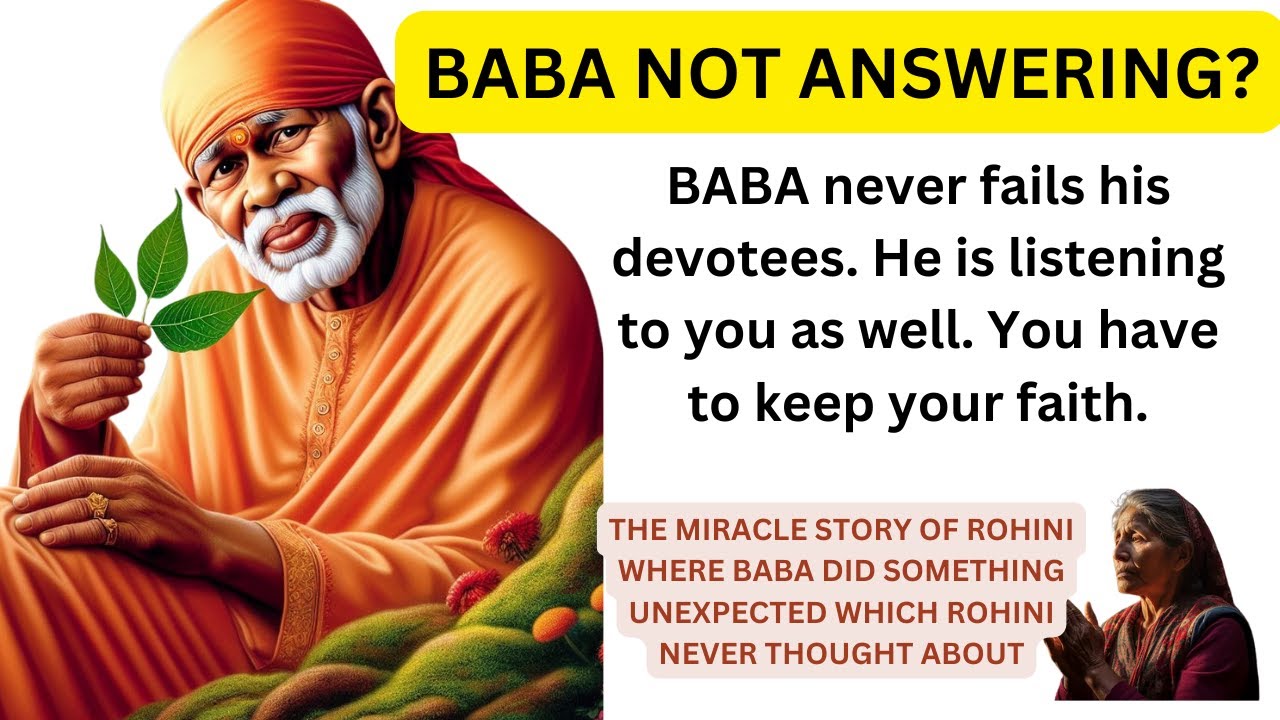 Feeling Sad, Depressed? Baba too not listening? Have faith. - YouTube