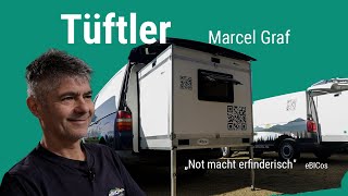 Marcel Graf  Erfinder des klappbaren Campingmoduls