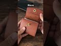 イタリアンレザーマルゴーを使用したユニークなデザインの革財布/BRUSH/Ricco #革財布 #wallet #革小物 #財布