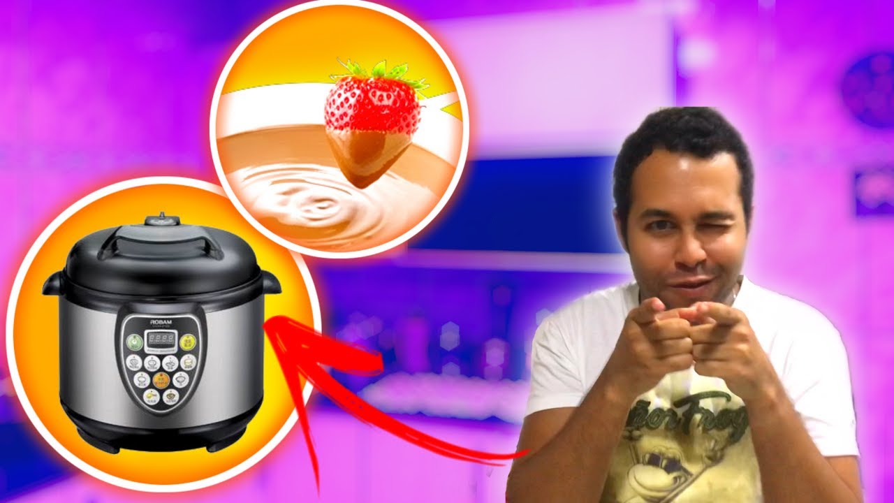 APRENDA A FAZER FONDUE DE CHOCOLATE NA PANELA ELÉTRICA DE ARROZ * muito