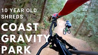 10 year old shreds massive jumps | Coast Gravity Park