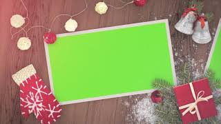 Green Screen Graphics | Christmas slide show template | HD 1080P