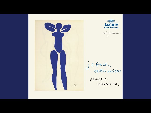 Bach - Suite pour violoncelle seul n°6: Prélude : Pierre Fournier, violoncelle