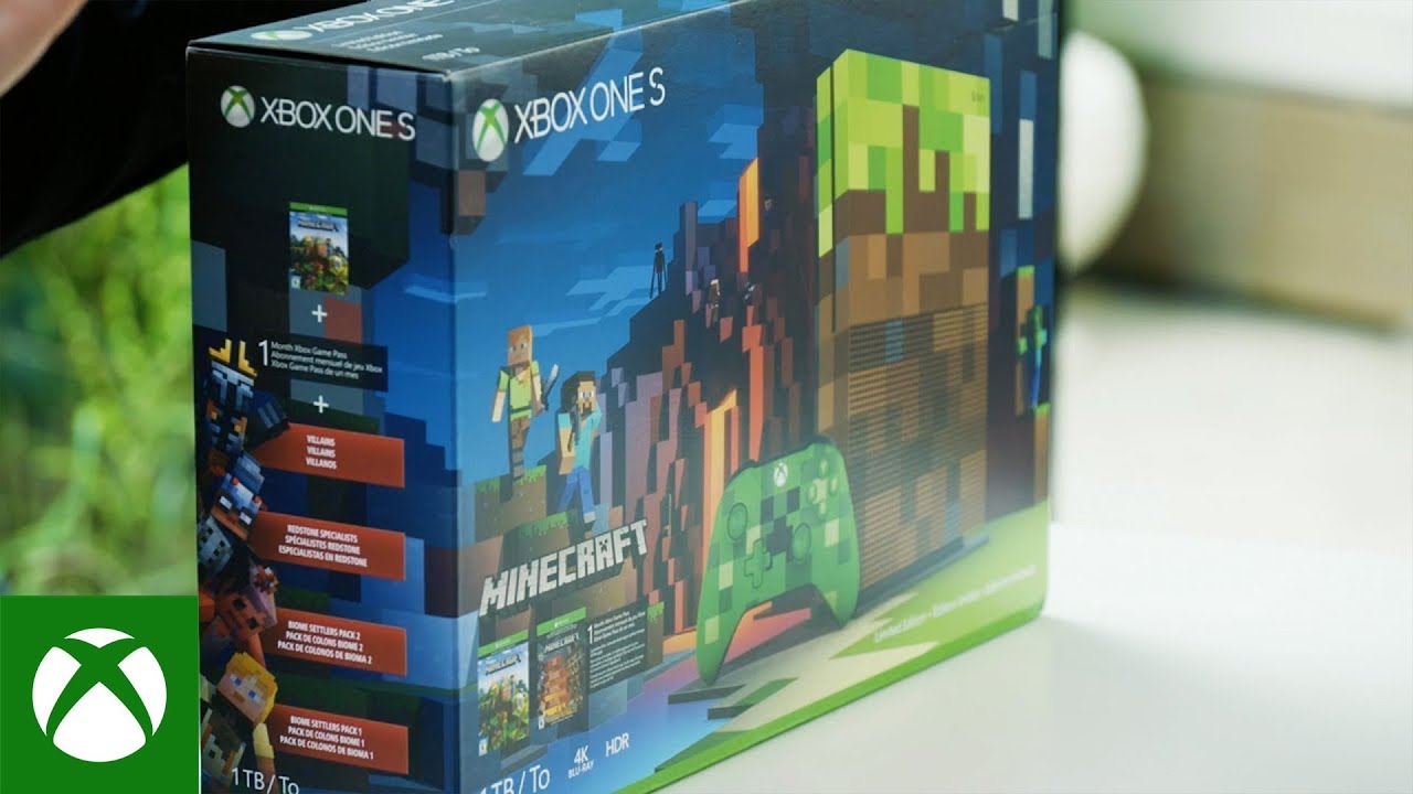 BOX ONLY!!!! Xbox One Minecraft Edition Bundle 500 GB BOX ONLY!! Microsoft